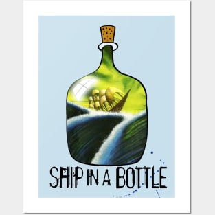 Ship in a Bottle Posters and Art